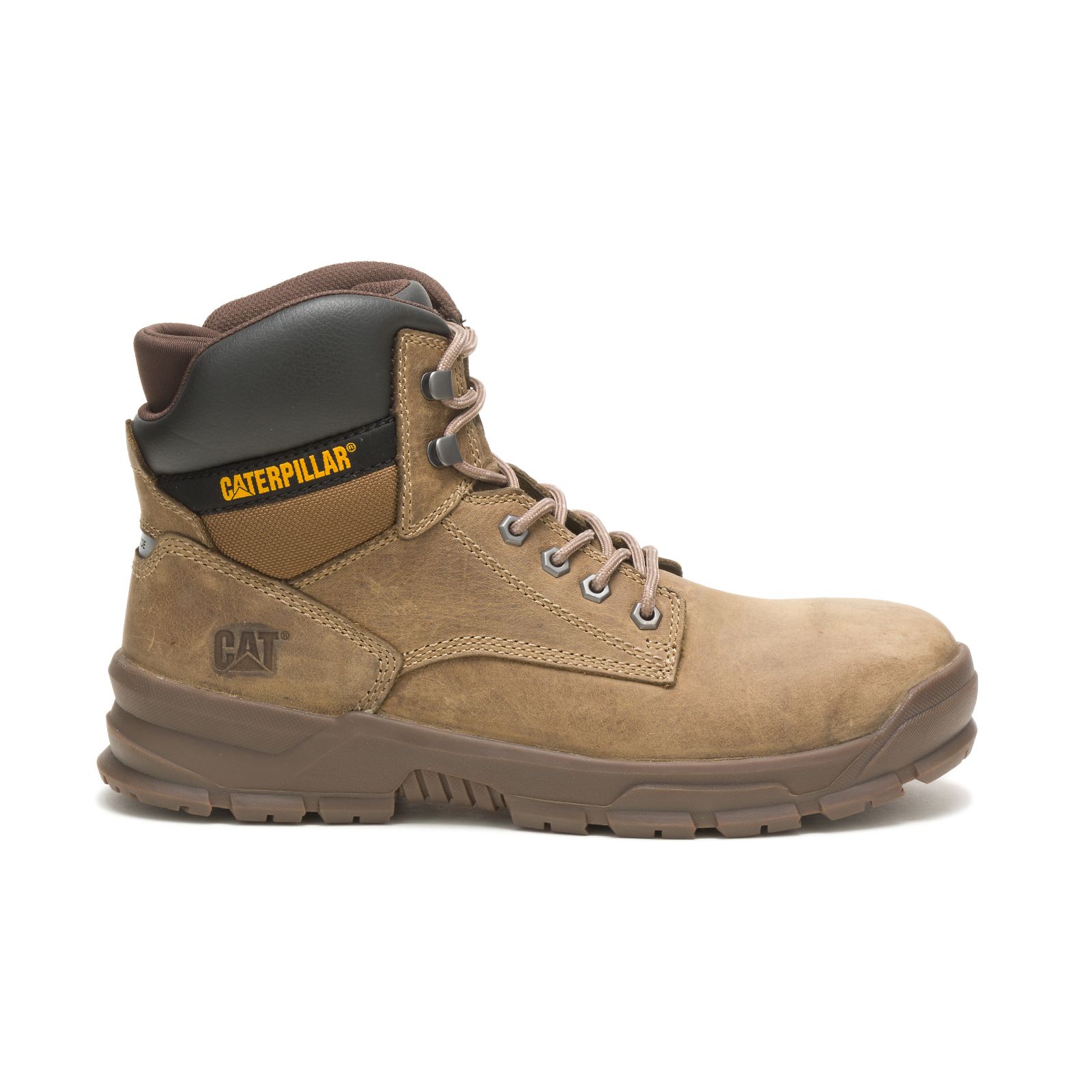 Caterpillar Boots Karachi - Caterpillar Mobilize Alloy Toe Mens Work Boots Khaki (790245-LZU)